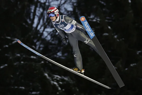 FIS Kayak Dünya Kupası Zakopane 2016 yılında atlama — Stok fotoğraf