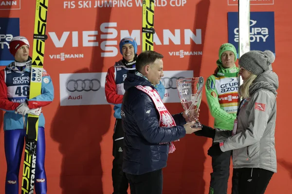 Copa del Mundo de salto de esquí FIS en Zakopane 2016 — Foto de Stock