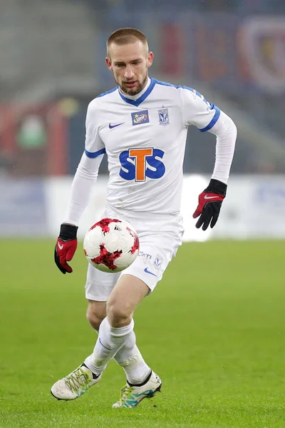 Football: Piast Gliwice - Lech Poznan — Stockfoto