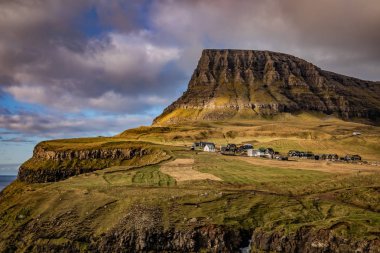 Faroe Adaları 'nın güzel manzarası