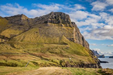 Faroe Adaları 'nın güzel manzarası