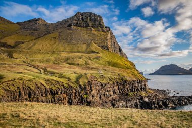 Faroe Adaları 'nın güzel manzarası