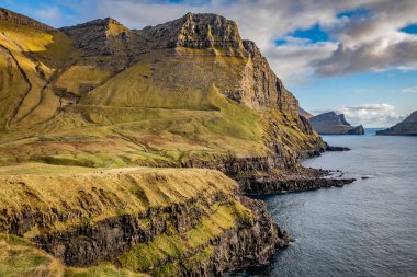 Faroe Adaları 'nın güzel manzarası