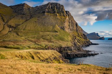Faroe Adaları 'nın güzel manzarası