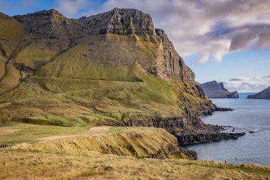 Faroe Adaları 'nın güzel manzarası