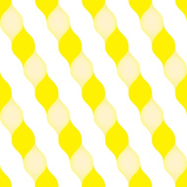 Eğri Sarı Şeker Temalı Kusursuz Geometrik Döşeme