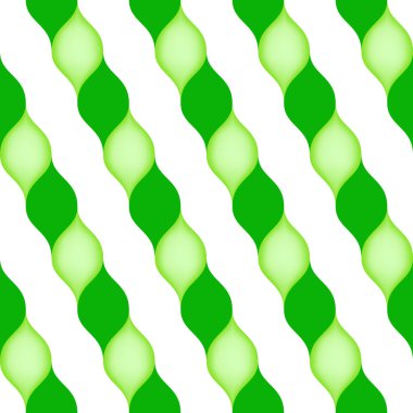 Eğri Yeşil Şeker Temalı Kusursuz Geometrik Döşeme