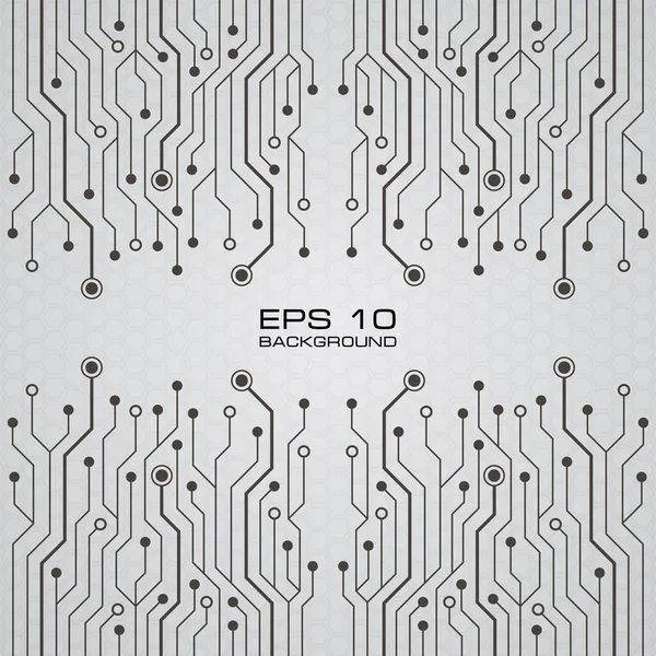 Fondo de placa de circuito impreso vectorial — Archivo Imágenes Vectoriales