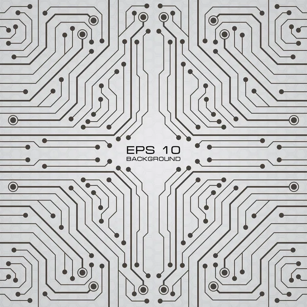 Fondo de placa de circuito impreso vectorial — Archivo Imágenes Vectoriales