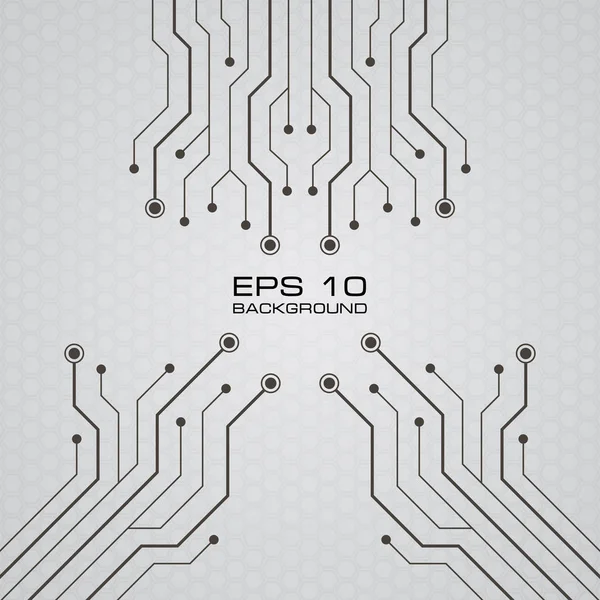 Vektor printed circuit board pozadí — Stockový vektor