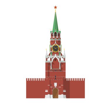 Rusya'da Moskova kule Kremlin