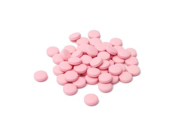 Pembe hap tablet ilaç izole