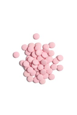Pembe hap tablet ilaç izole