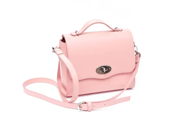 Pink woman hadbag purse — Stock Photo, Image