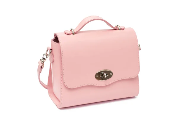 Pink woman hadbag purse — Stock Photo, Image