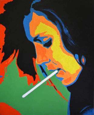 Çağdaş portre iç Yağlıboya Resim