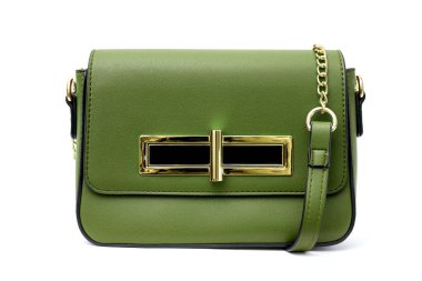 Beyaz arka plan üzerinde izole koyu kırmızı küçük çanta çanta