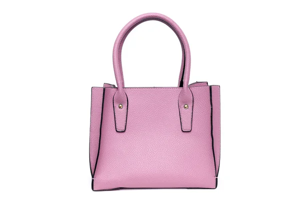 Bolso Mano Bolso Moda Rosa Sobre Fondo Blanco Aislado — Foto de Stock