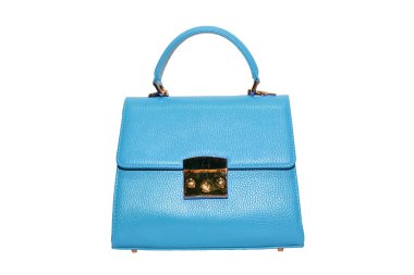 Beyaz arka planda moda çanta izole