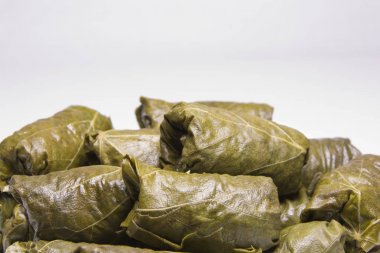 Üzüm rulo bırakır. Sarmale veya dolmades 