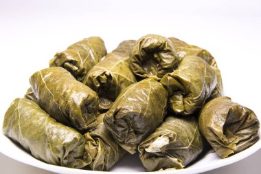 Üzüm rulo bırakır. Sarmale veya dolmades 