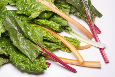 Gökkuşağı swiss chard, mangold pancar yaprakları