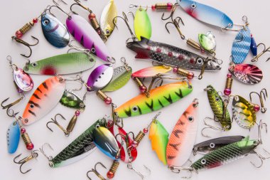 Fishing lure, bait spoon  clipart