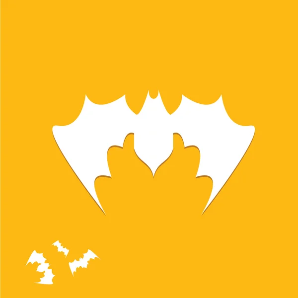 Icône vectorielle chauve-souris halloween . — Image vectorielle