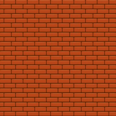 Kırmızı tuğla duvar vektör arka plan.