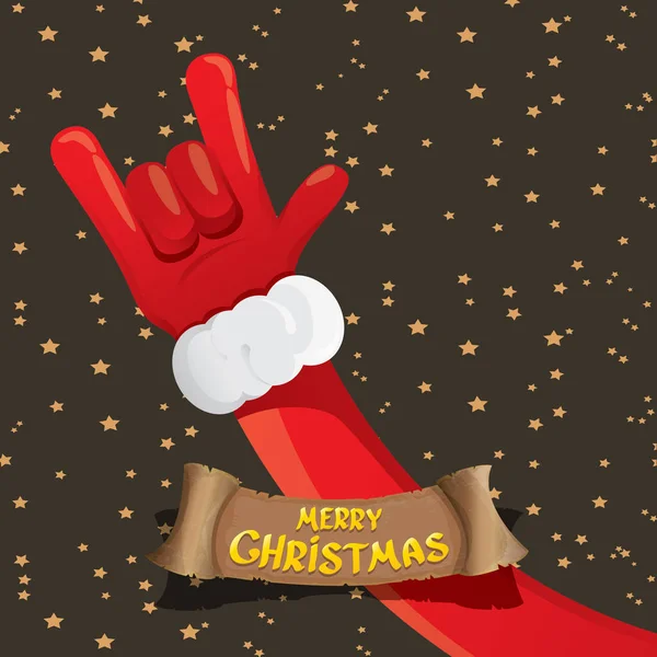 Carte de voeux Rock n roll de Noël . — Image vectorielle