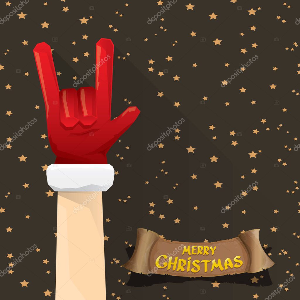 Carte de voeux Noël Rock ' n roll. — Image vectorielle zm1ter © #129994690