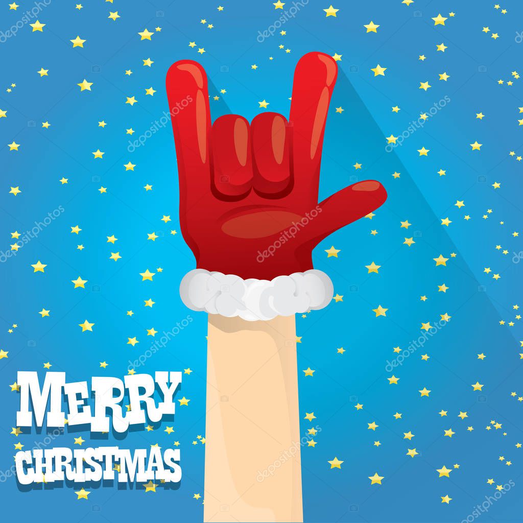 Christmas Rock n roll greeting card. — Stock Vector © zm1ter 130507938