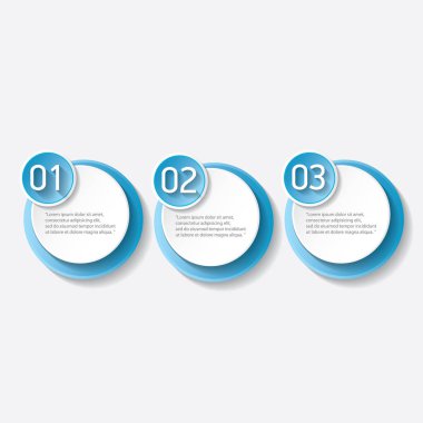 Mavi modern ilerleme kağıt afiş