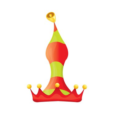 sökülen karikatür Noel vektör elf şapka