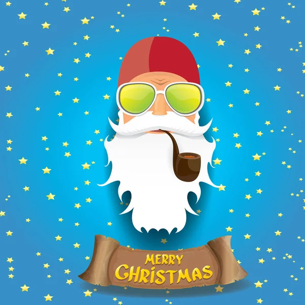 Wektor rock n roll santa claus — Wektor stockowy