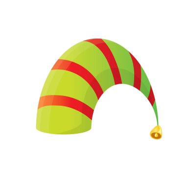 sökülen karikatür Noel vektör elf şapka