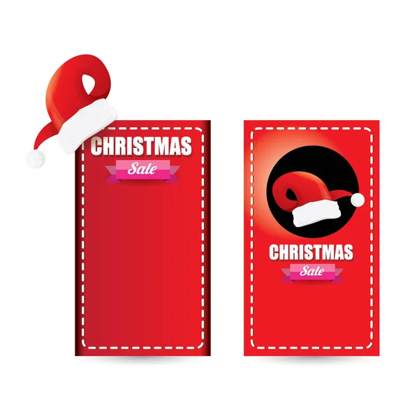 Vecteur étiquette ou étiquette de vente de Noël — Image vectorielle
