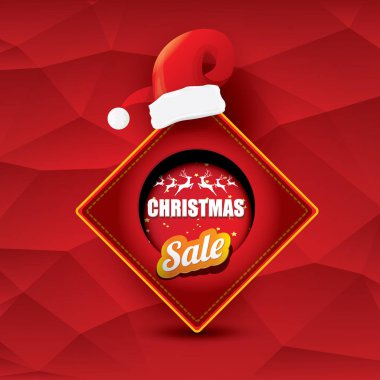 vektör Noel satış etiket veya etiket