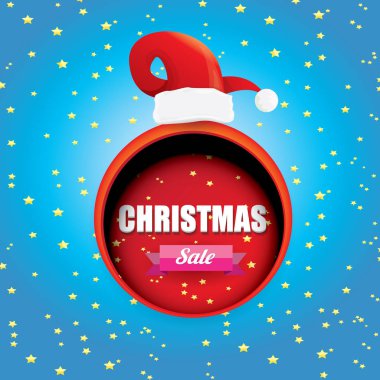 vektör Noel satış etiket veya etiket