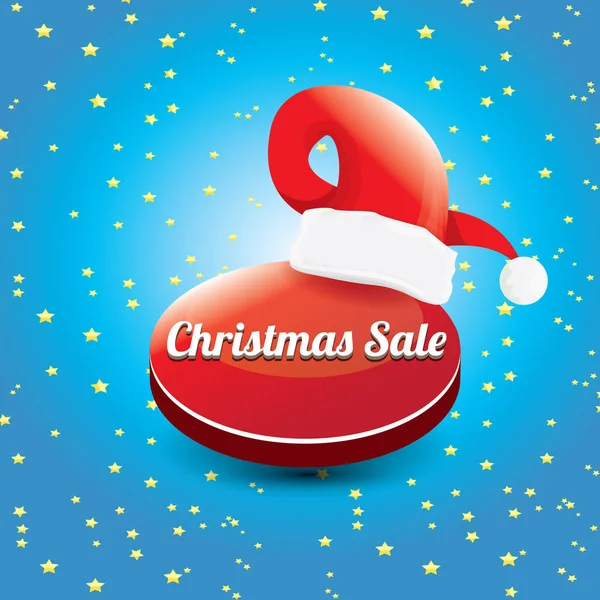 Vektor jul försäljning tagg eller etikett — Stock vektor