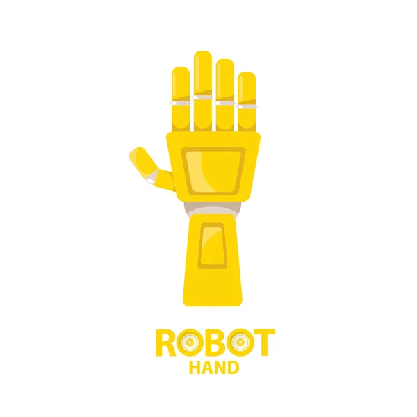 Vector robotarm symbool. robot hand. — Stockvector