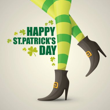 Aziz patrick günü arka plan vektör