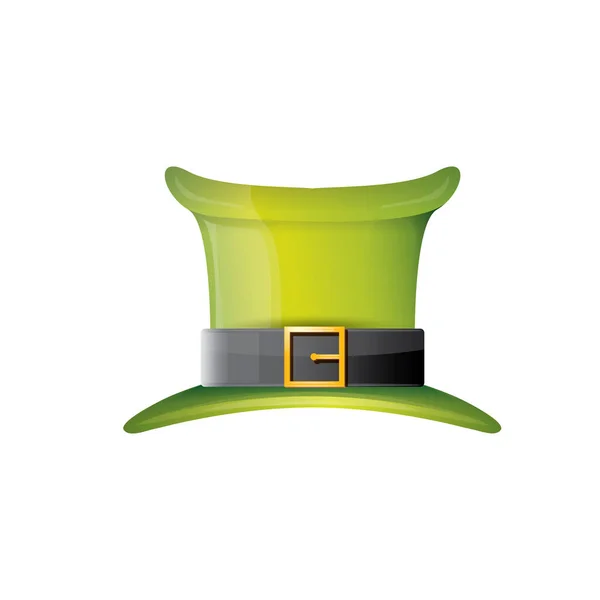 Vetor santo patricks dia cartaz com chapéu verde —  Vetores de Stock