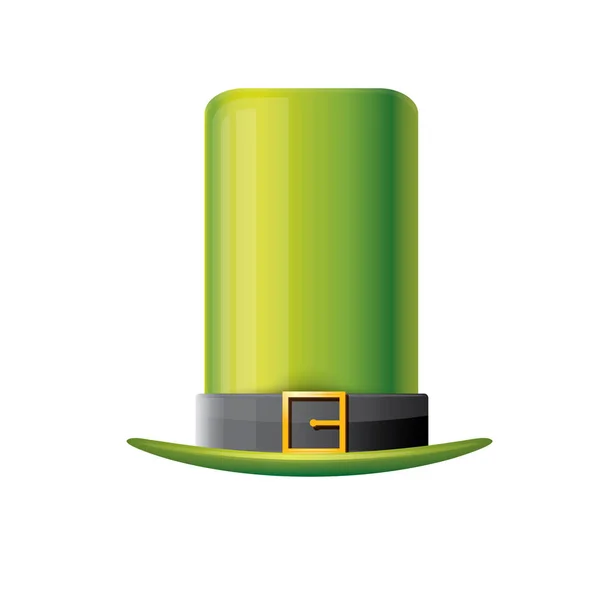 Vector saint patricks day poster with green hat — Stock Vector
