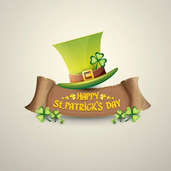 Vektör mutlu saint patricks günü etiketi — Stok Vektör