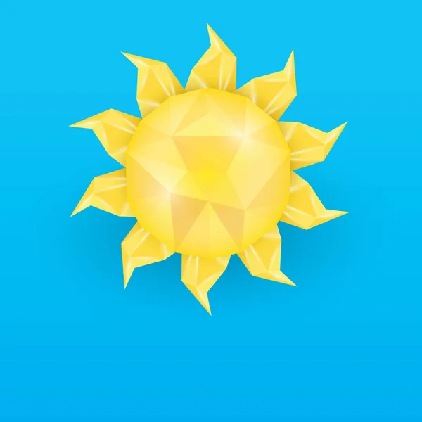 Икона солнца. Векторная иллюстрация — стоковый вектор