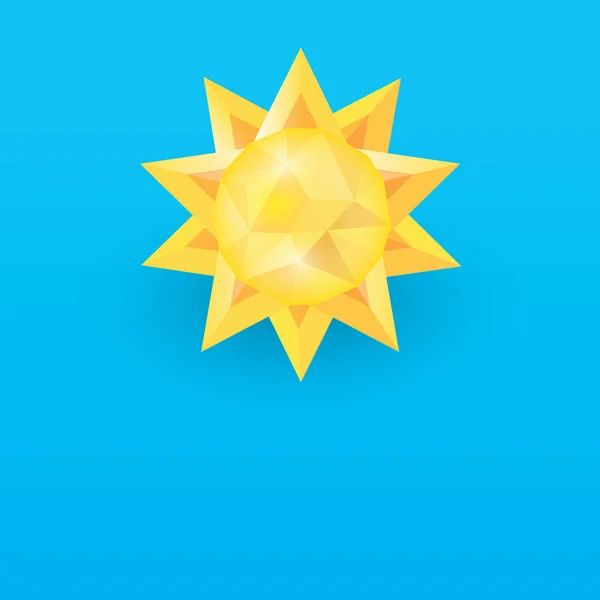 Sun icon . Vector illustration — Stock Vector