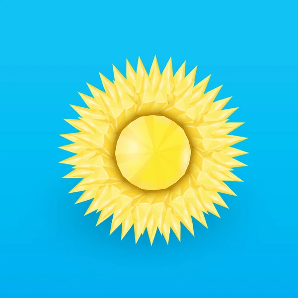 Ícone solar. Ilustração vetorial —  Vetores de Stock