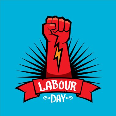 1 Mayıs - İşçi Bayramı. İşçi Bayramı poster vektör