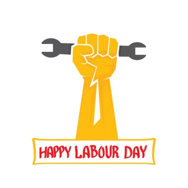 1 Mayıs - İşçi Bayramı. İşçi Bayramı poster vektör